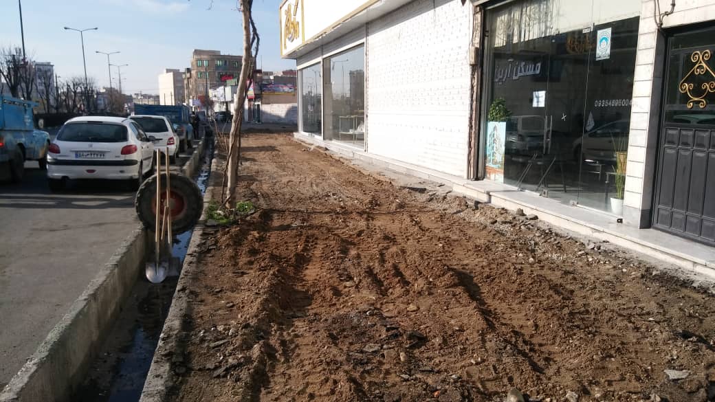 پیاده رو سازی معابر