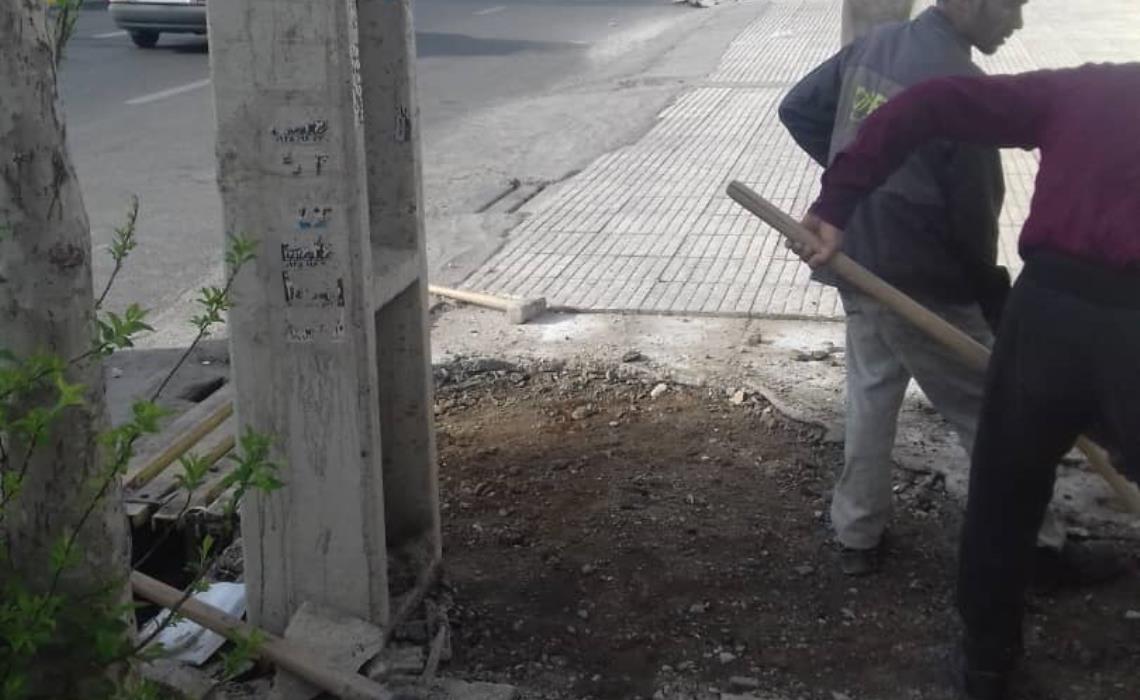 پروژه راه و جدول گذاری