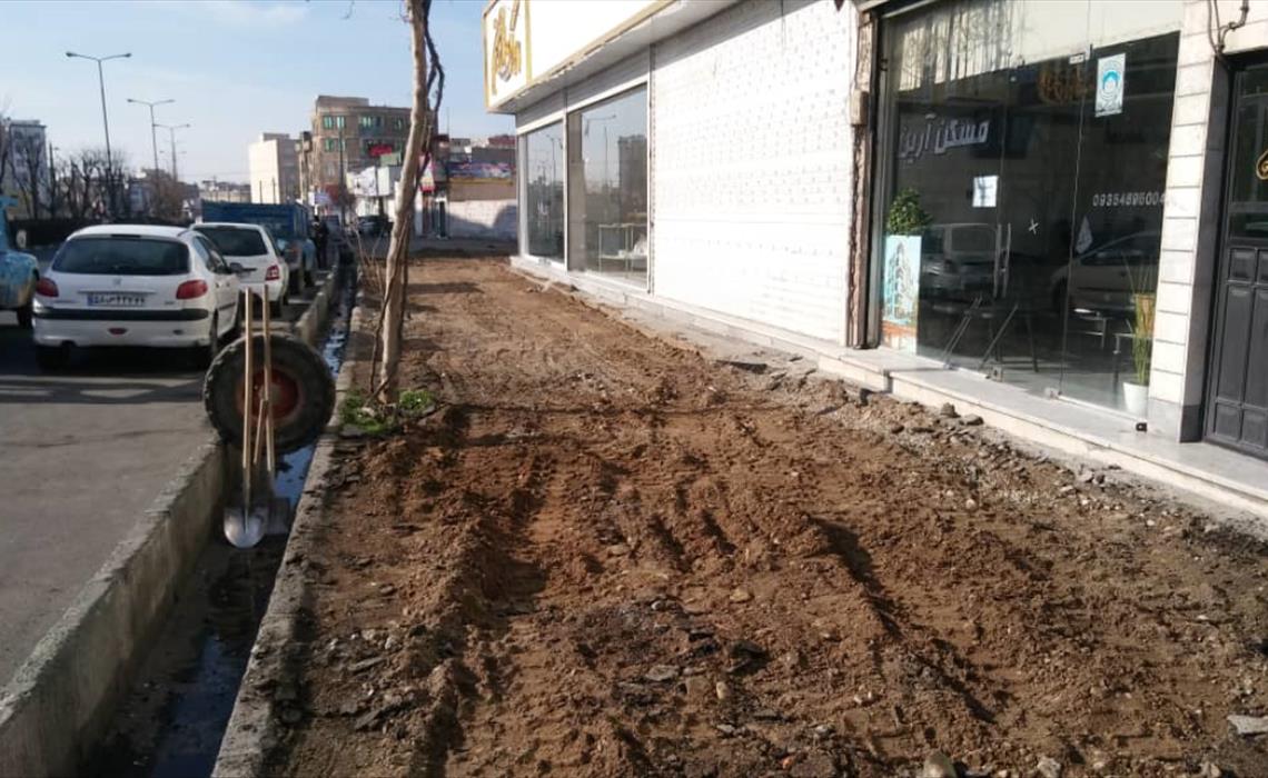 پیاده رو سازی معابر